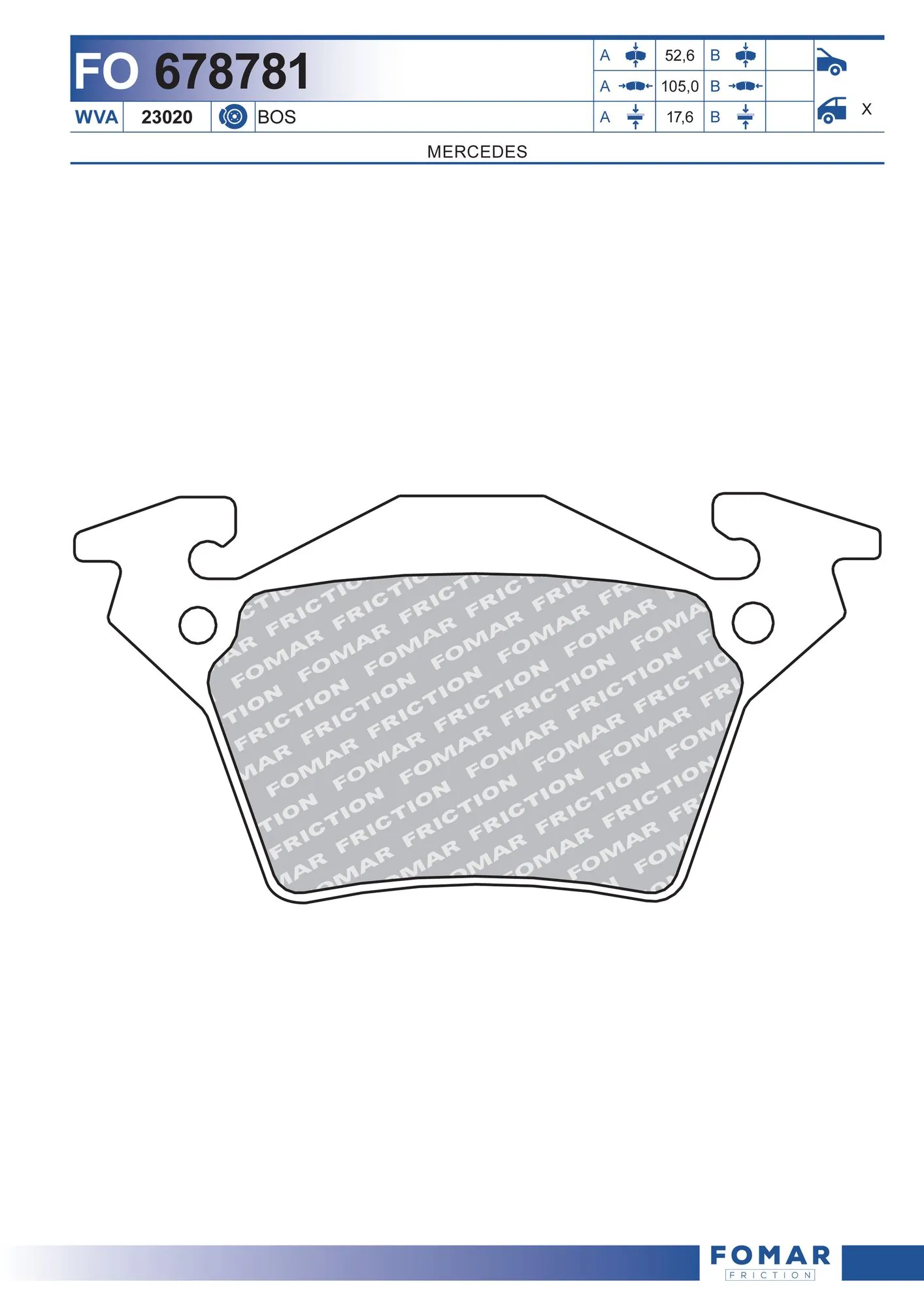 Brake Pad Set, disc brake